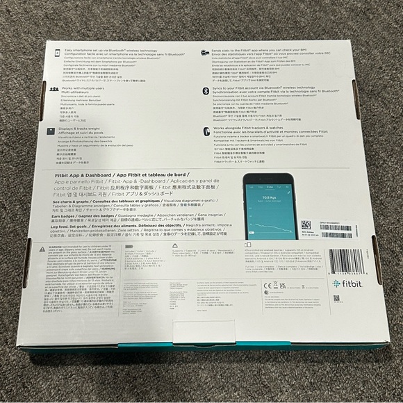 FITBIT ARIA AIR Bluetooth Body Weight Scale - Picture 2 of 7